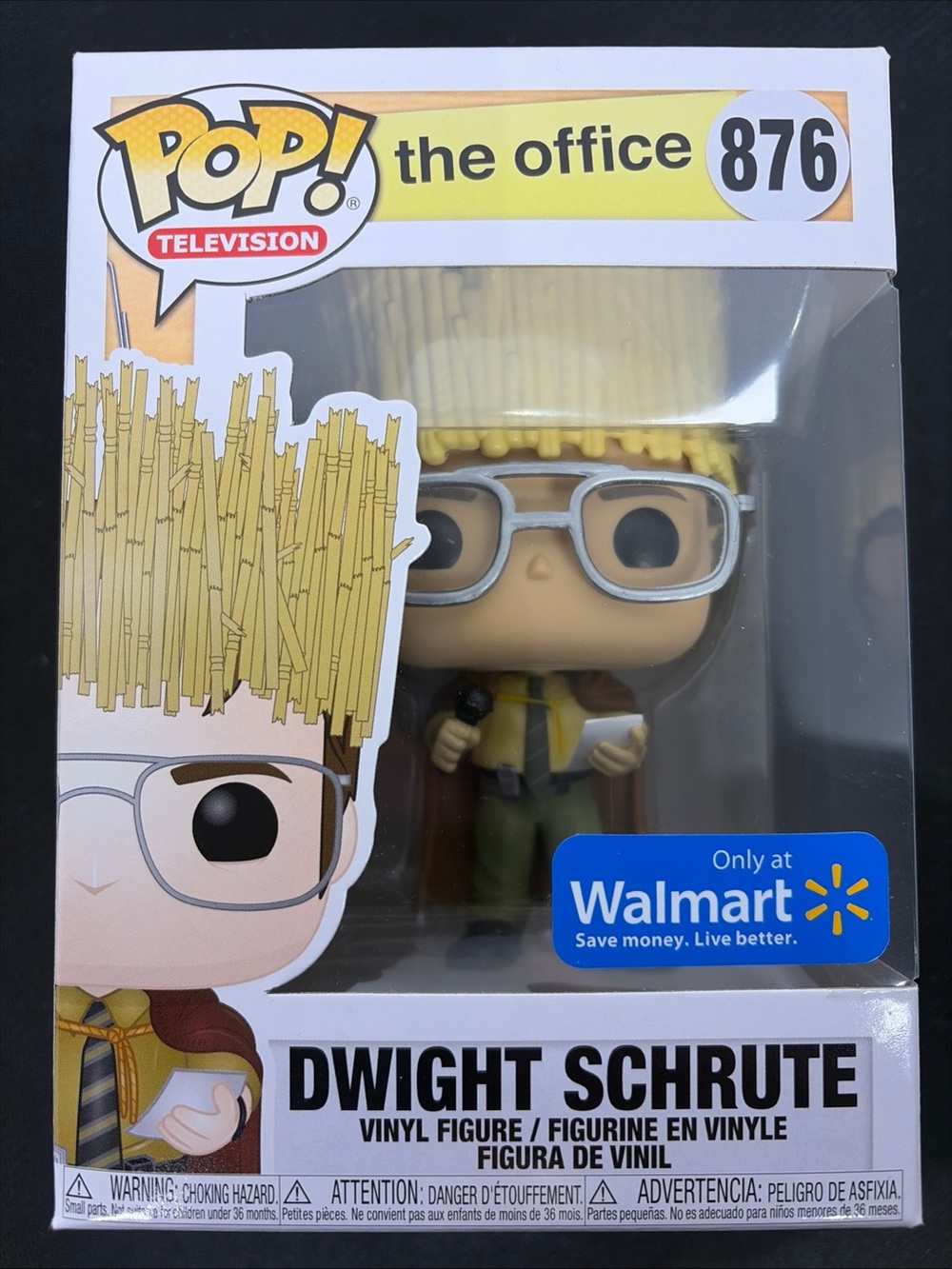 Funko Pop! The Office Dwight Schrute Hay King #876 Walmart Exclusive